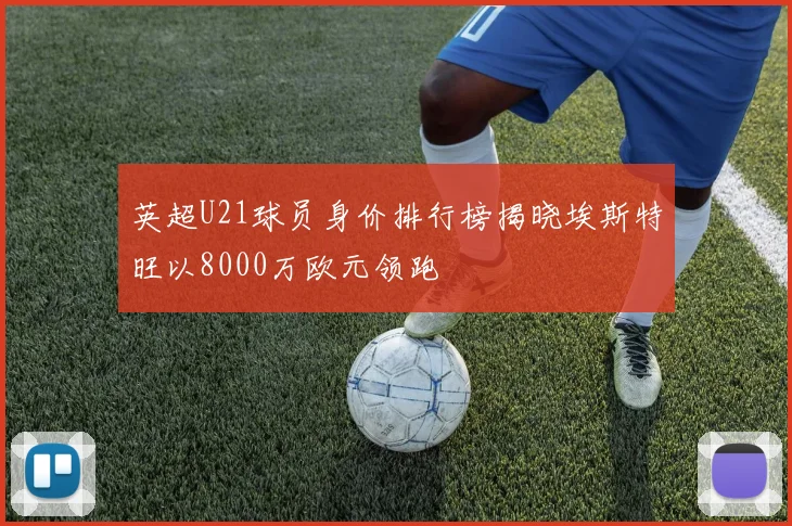 英超U21球员身价排行榜揭晓埃斯特旺以8000万欧元领跑